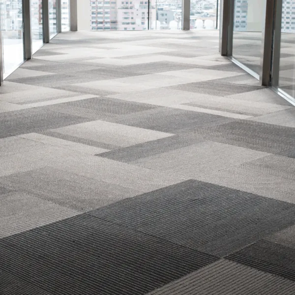 Carpet flooring, measured and installed by the same people