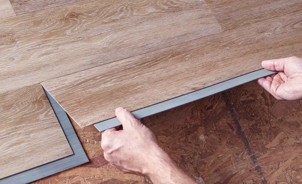 Installation that won't squeak or peel
